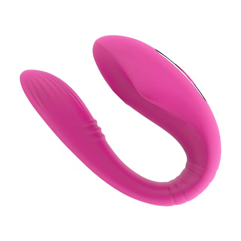 Vibrador en U con Succión Dual y Control Remoto 8 modos de vibración + 5 succion.