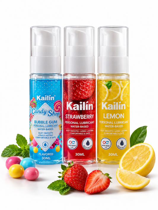 Lubricante Íntimo Kailin H2O Sabor Frutilla 30 ml