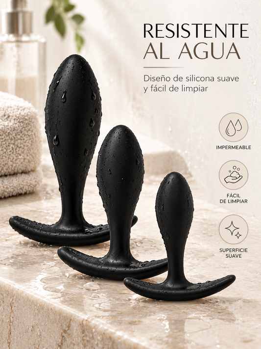 Set x3 de Tapones Anales de Silicona – Entrenamiento Progresivo