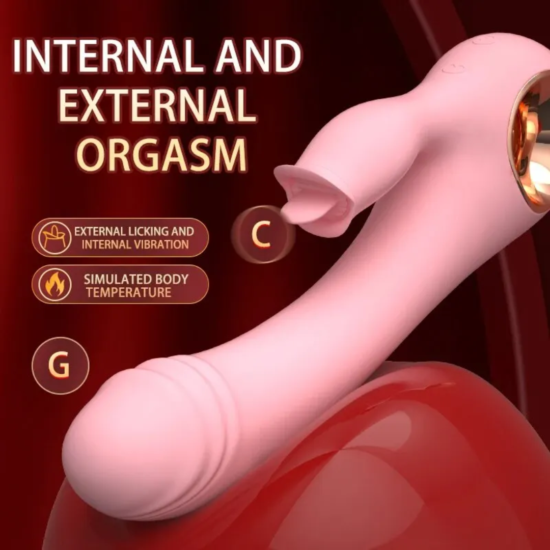 Vibrador con Estimulador Dual – 10 Frecuencias