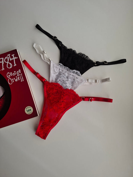 Art.27 Pack x3 - Colaless regulable de puntilla