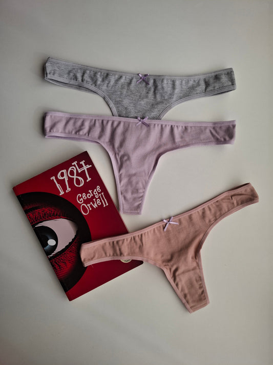 Art.110 Pack x3 Cola less de algodón.