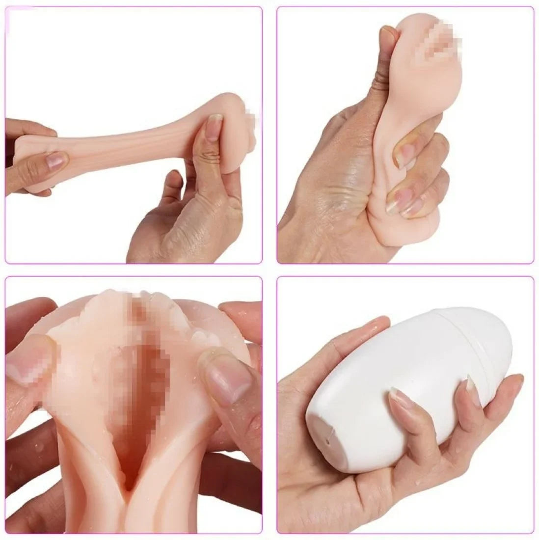 Masturbador Masculino SHUEQU – 7 Sensaciones Diferentes