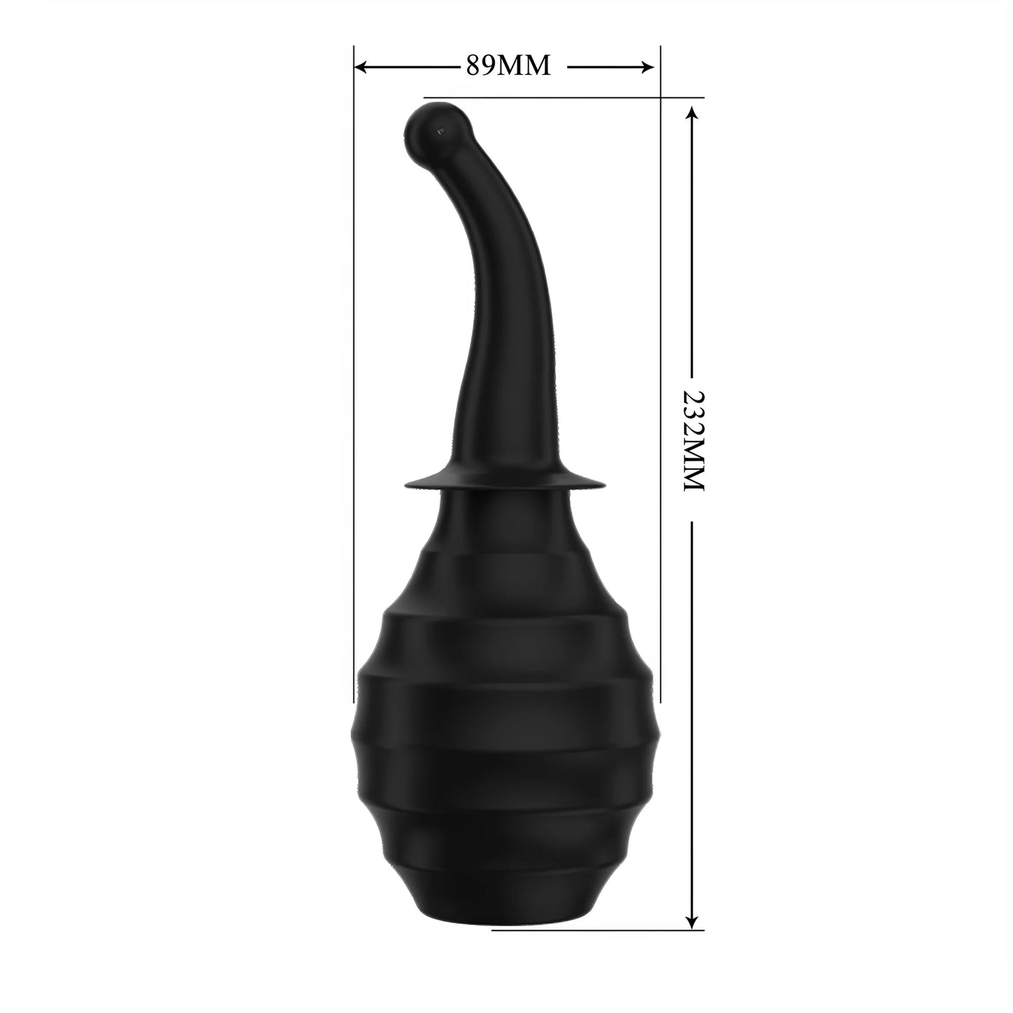 Ducha Anal 330ml Boquilla Curva — Mr. Play BLKM6