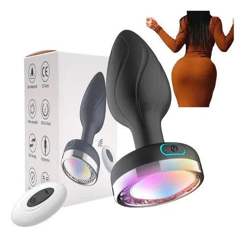 Plug Anal Inteligente con Vibración, Luz LED y Control por App