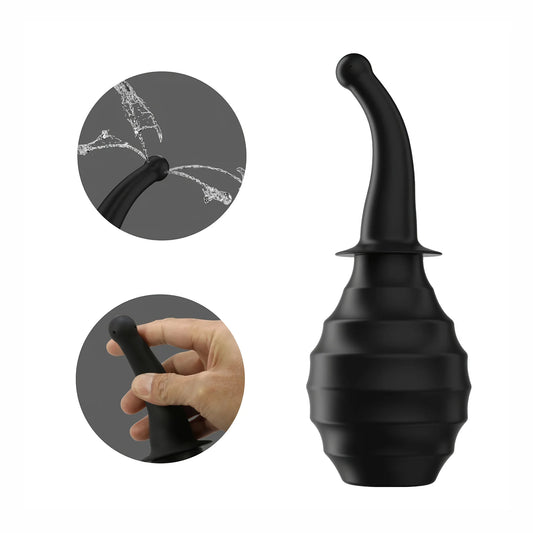 Ducha Anal 330ml Boquilla Curva — Mr. Play BLKM6