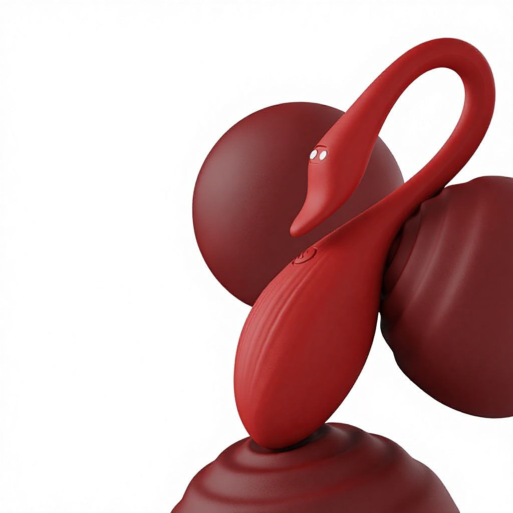Vibrador Cisne con Control por App — Recargable · Resistente al agua
