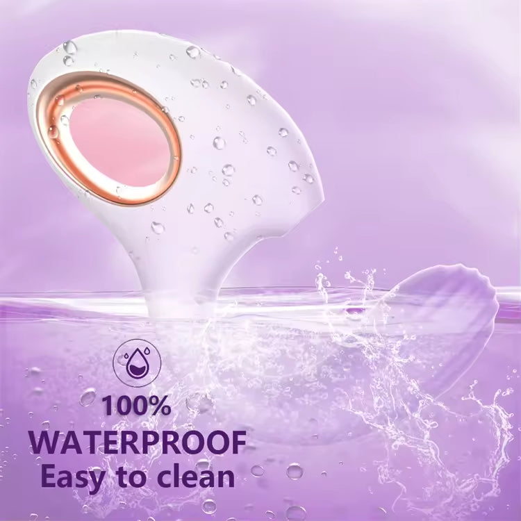 Vibrador de Succión + Punto G - 10 Modos Silicona Médica 100% Impermeable