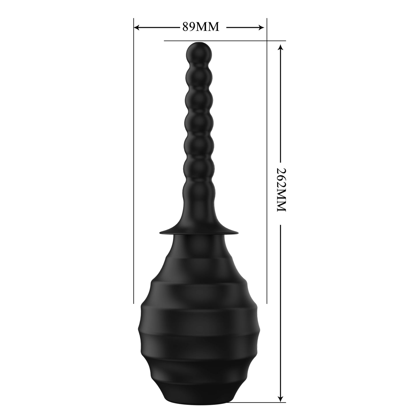 Ducha Anal Texturizada 330 ml – Limpieza Profunda y Flexible