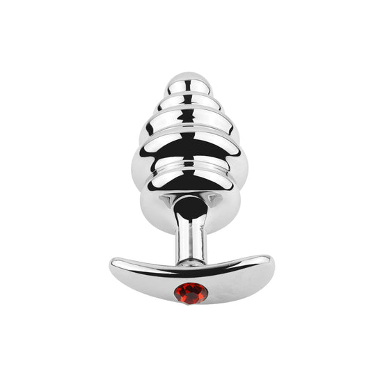 Kit de plug anal de acero inoxidable texturizados (x3 piezas)