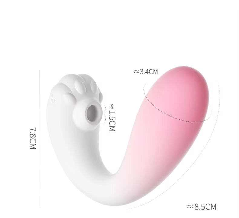 Vibrador Succionador Dual – Estimulación Interna y Clitorial