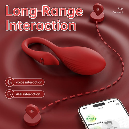 Vibrador Cisne con Control por App — Recargable · Resistente al agua