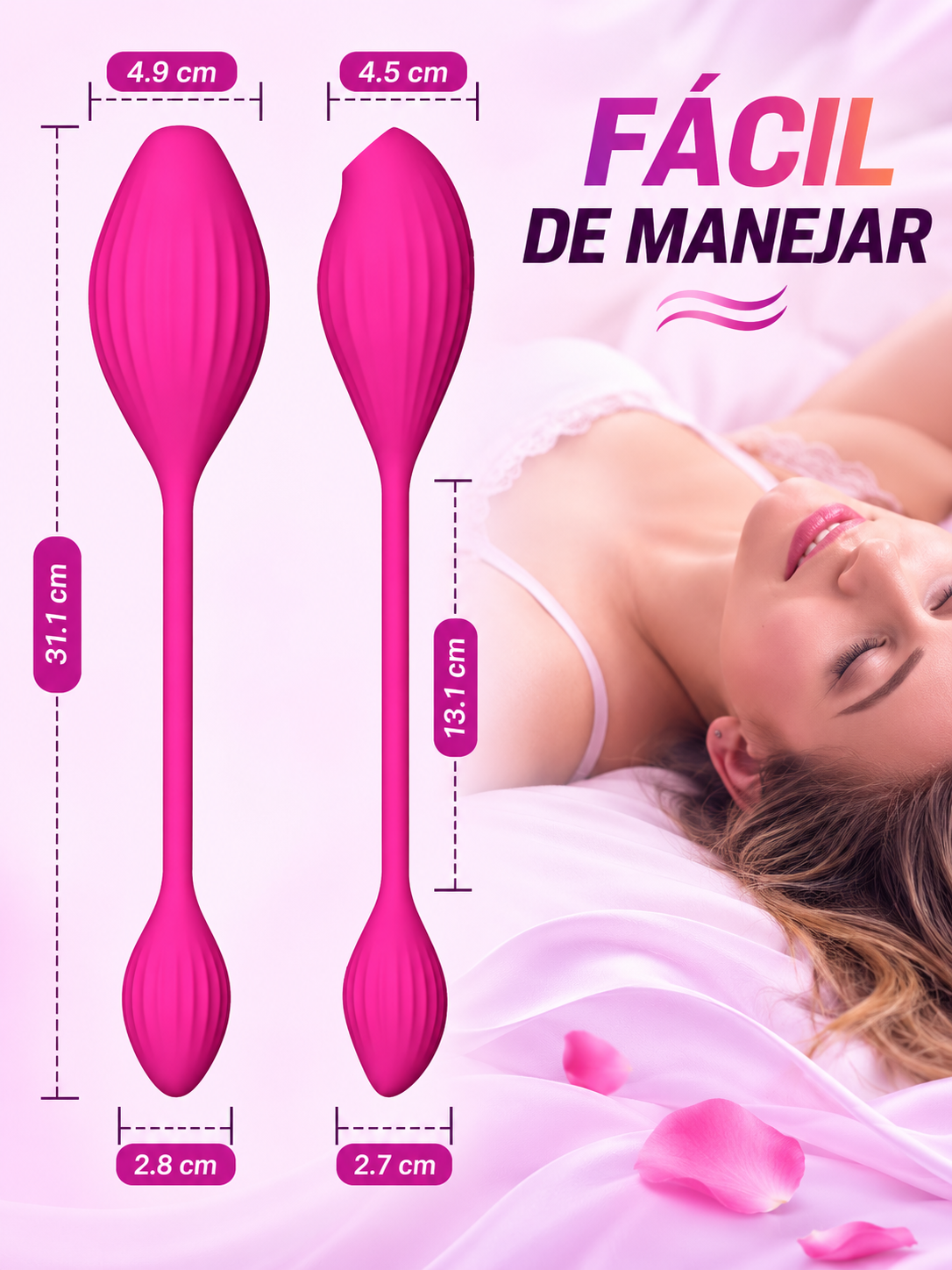 Vibrador Punto G 10 Vibraciones y 5 Modos de Succión