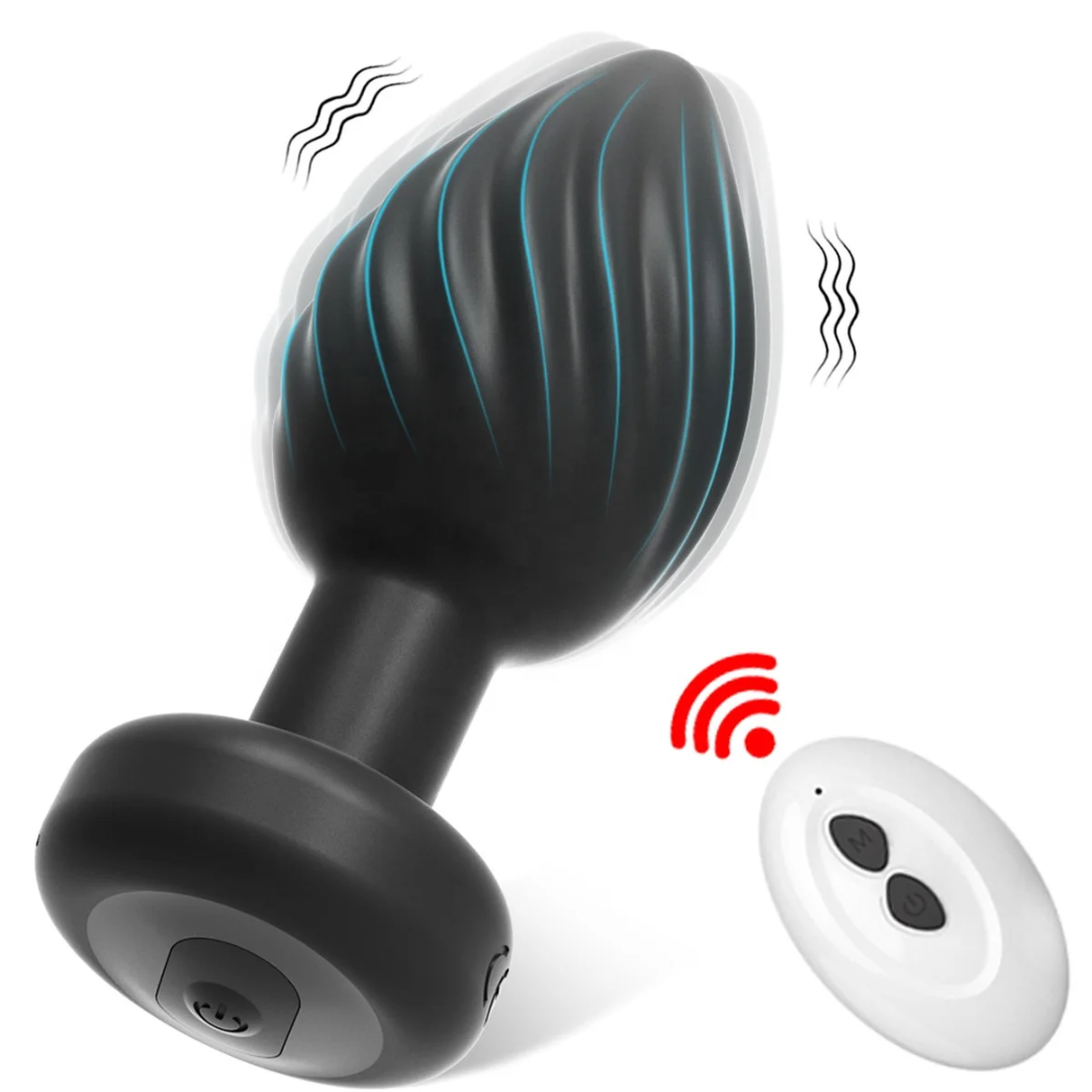 Plug Anal Vibrador con 10 Modos y Control Remoto