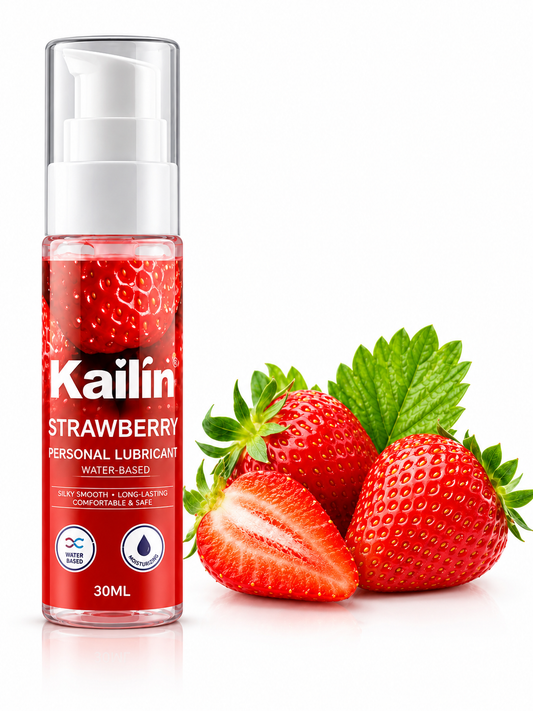Lubricante Íntimo Kailin H2O Sabor Frutilla 30 ml