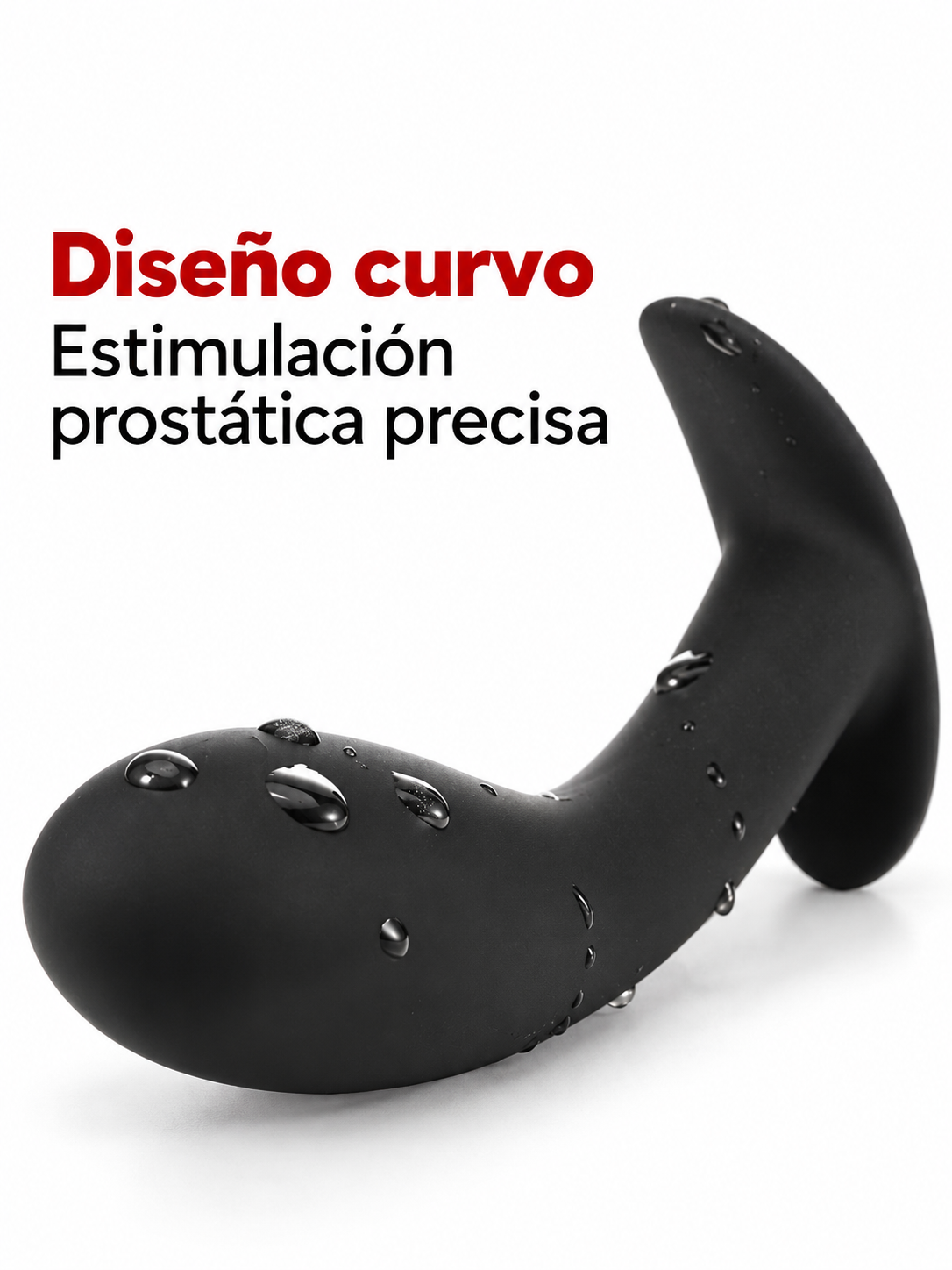 Set x3 de Plugs Anales Curvos de Silicona – Estimulación Prostática