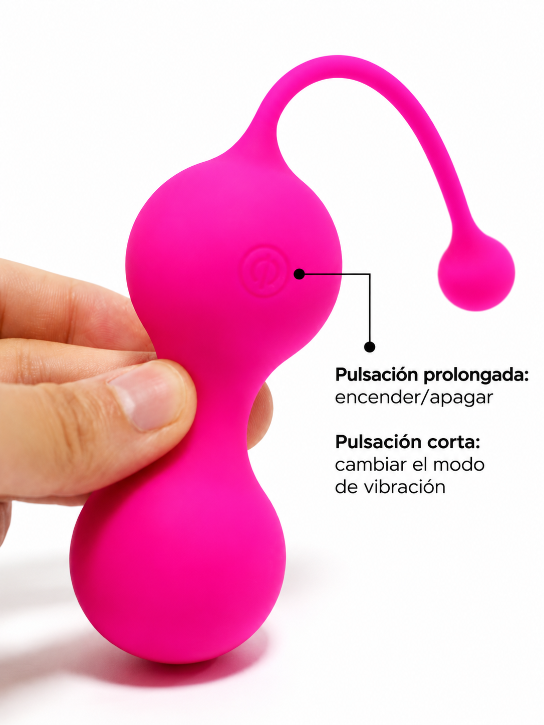 Bolas de Kegel 10 Modos de Vibración con Control Remoto y doble motor