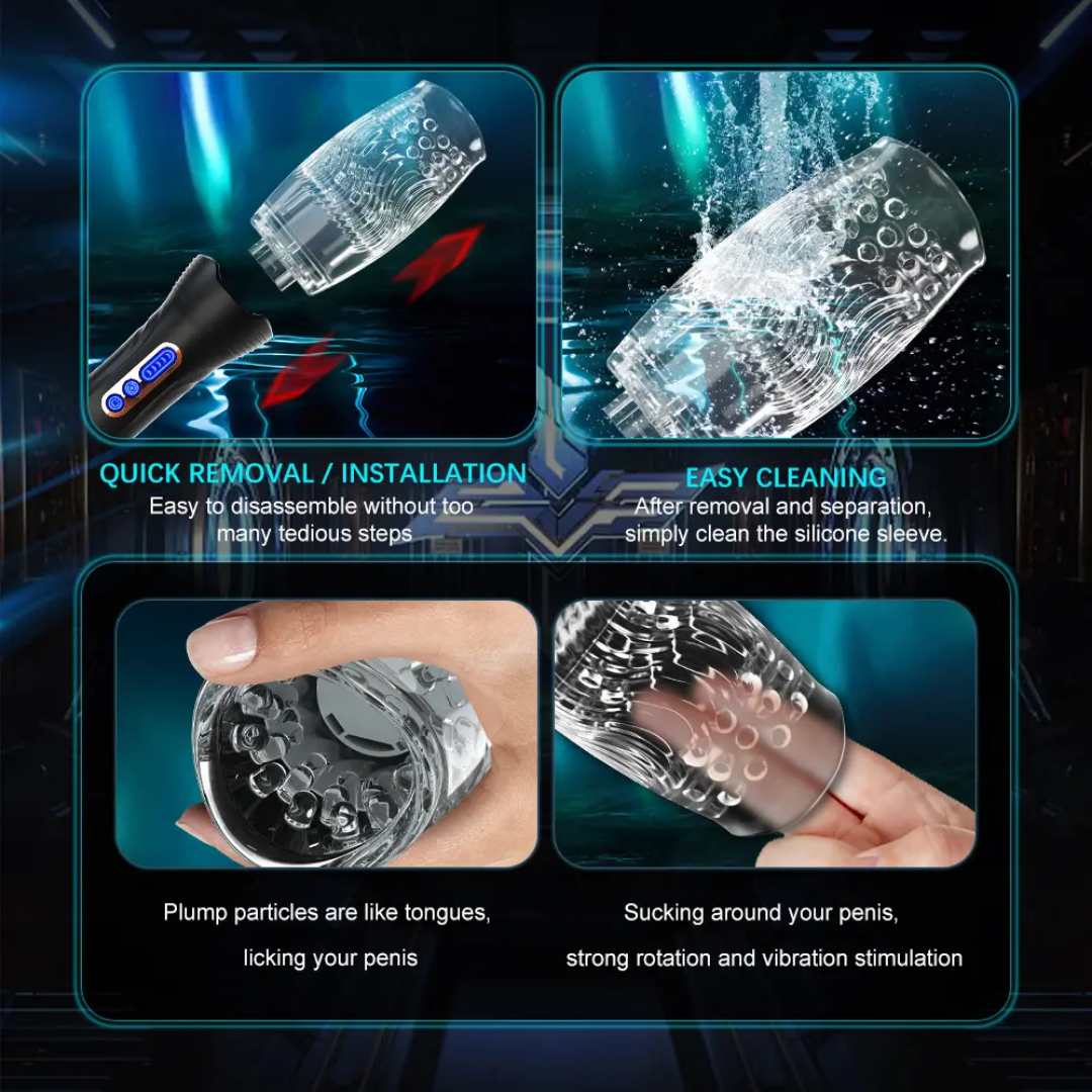 Masturbador Masculino Cyclone 360°