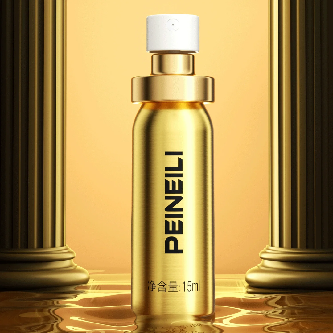PEINEILI DORADO🟨 – SPRAY RETARDANTE MASCULINO (ALTA CONCENTRACIÓN)
