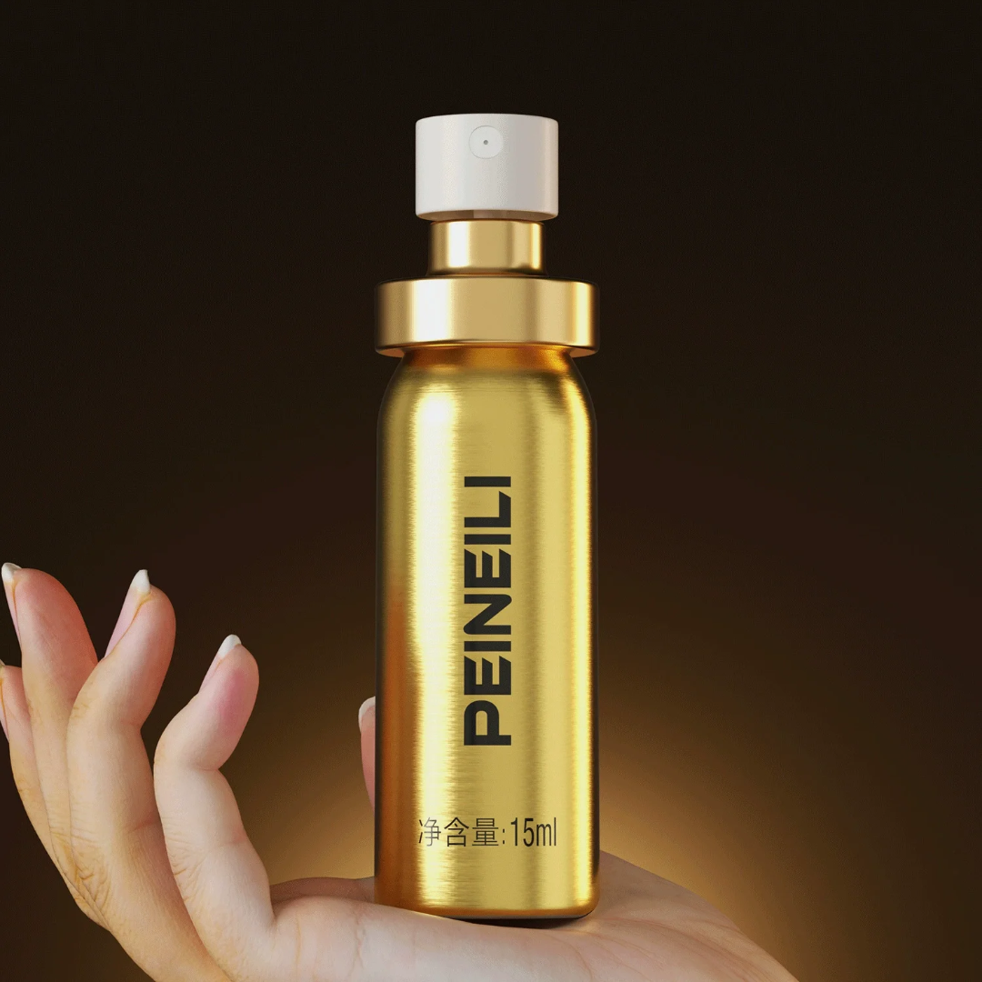 PEINEILI DORADO🟨 – SPRAY RETARDANTE MASCULINO (ALTA CONCENTRACIÓN)