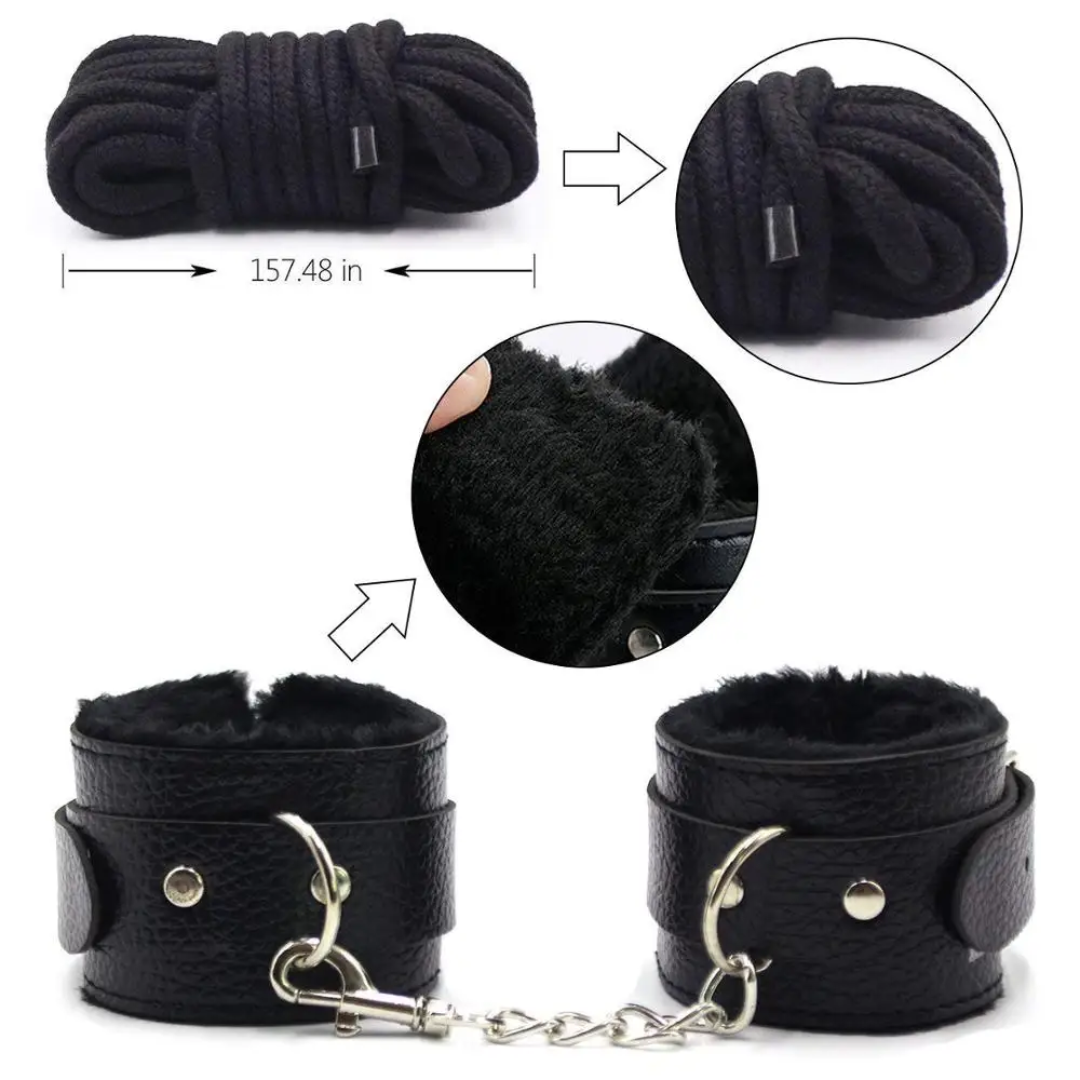 Kit Bondage Erótico – Set de 7 Piezas Ajustable