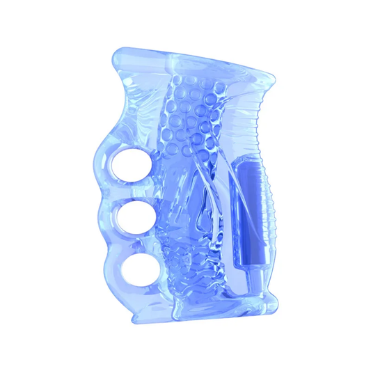 Masturbador Vibrador FleshSkin – Ice Blue Edition