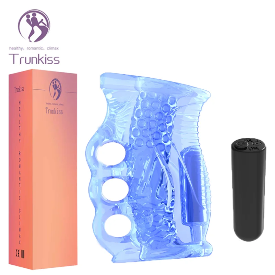 Masturbador Vibrador FleshSkin – Ice Blue Edition