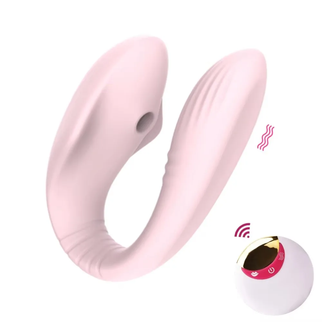 Estimulador Vibrador con Control Remoto – 5 Succión + 8 Vibración