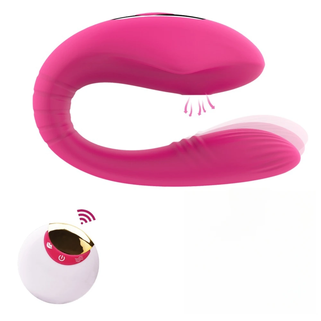 Estimulador Vibrador con Control Remoto – 5 Succión + 8 Vibración