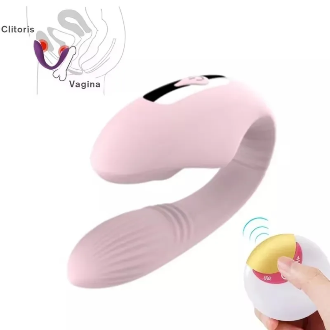 Estimulador Vibrador con Control Remoto – 5 Succión + 8 Vibración
