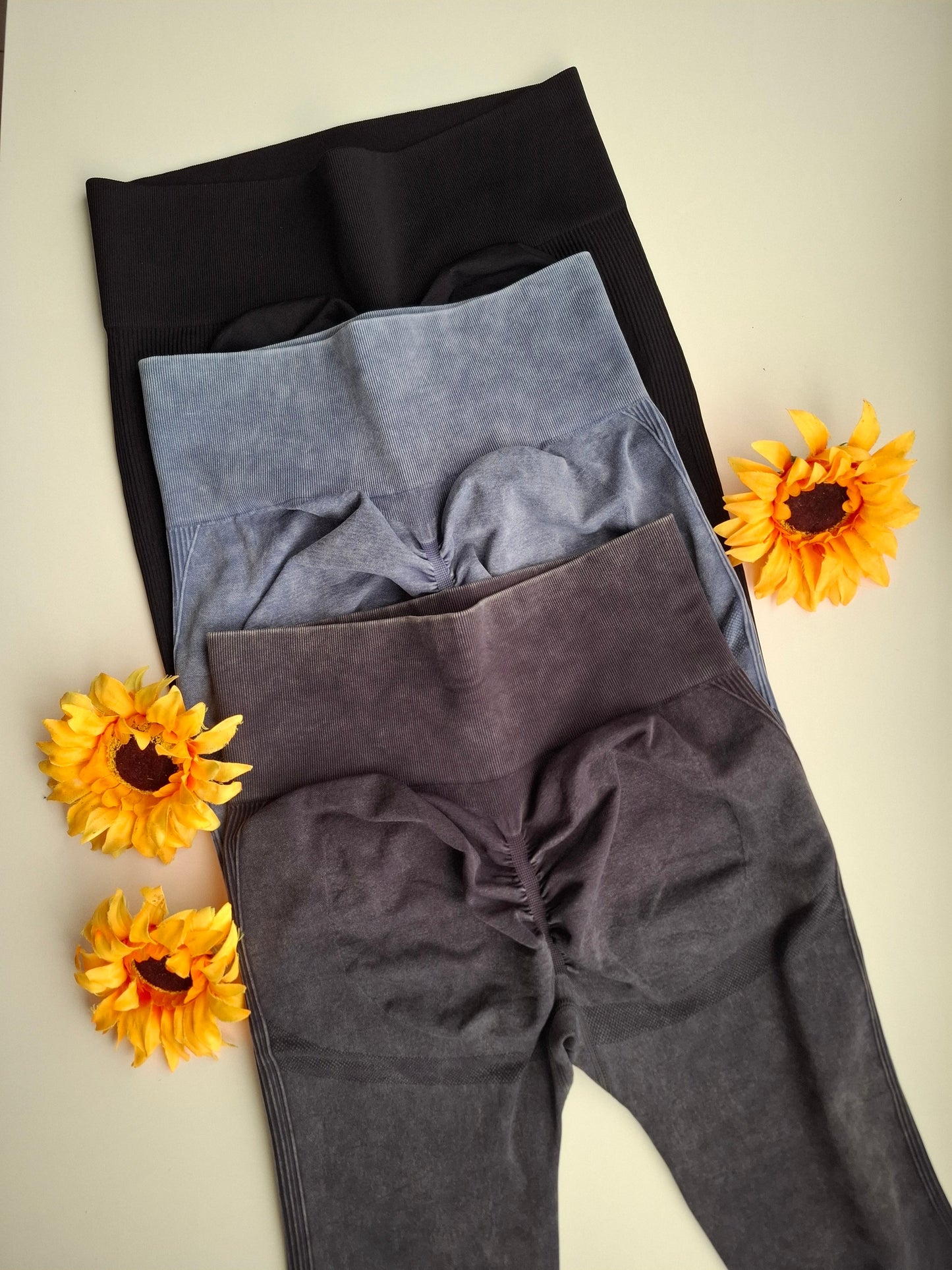 Leggings Negro efecto push up faja en el abdomen