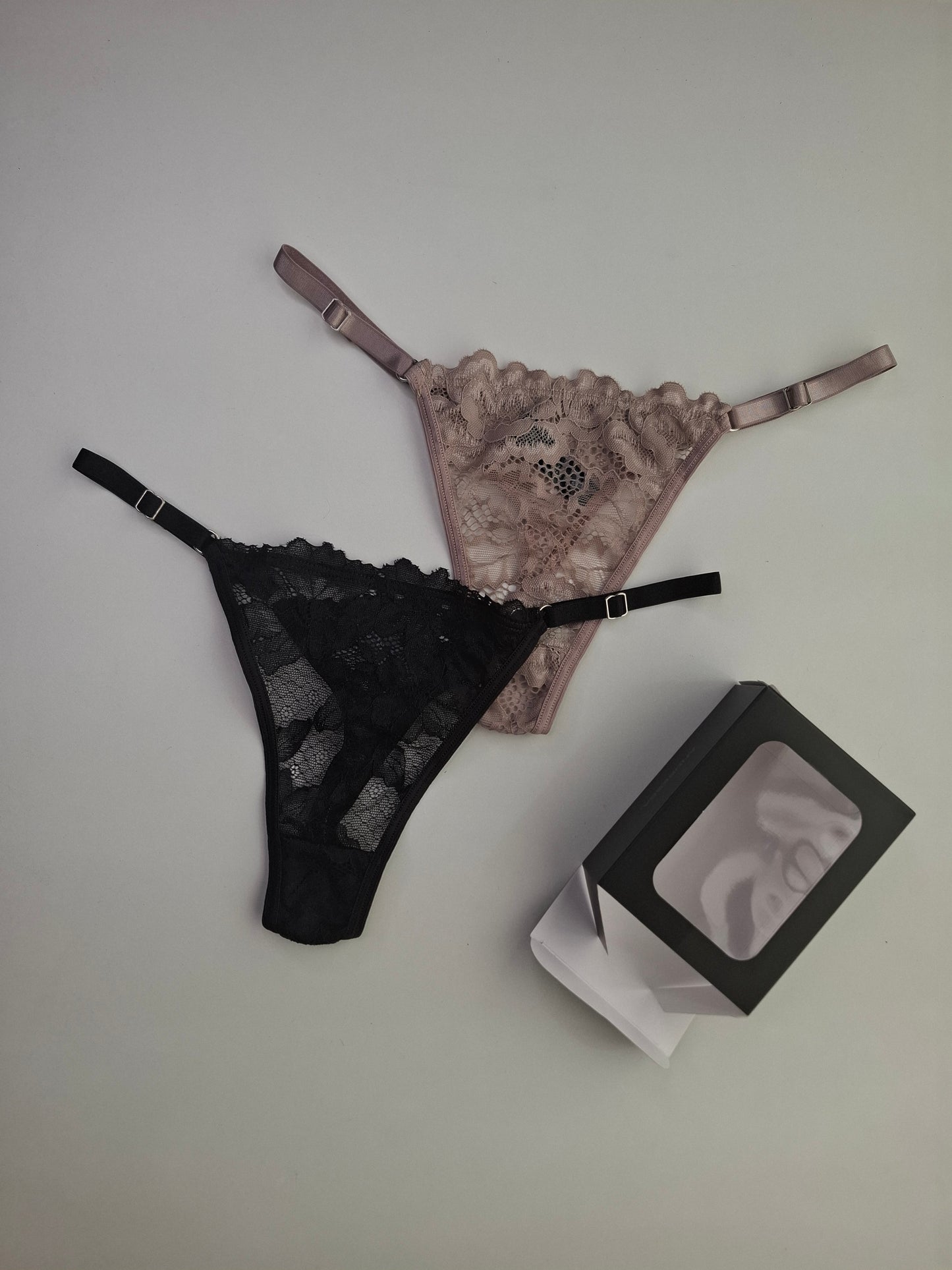 P072 pack x 2 colaless regulable de puntilla