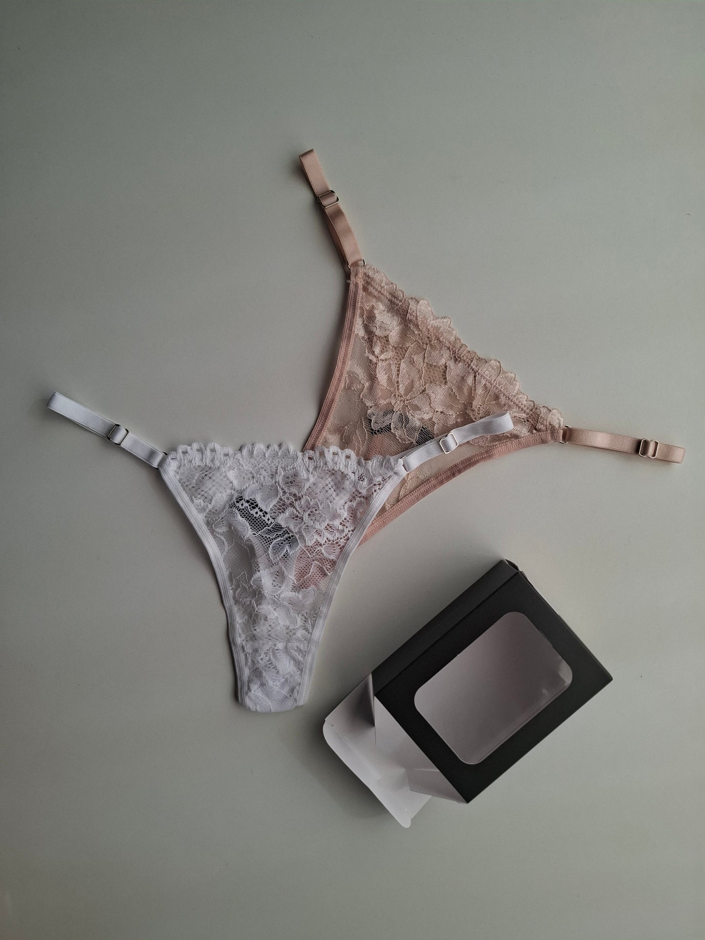 P072 pack x 2 colaless regulable de puntilla