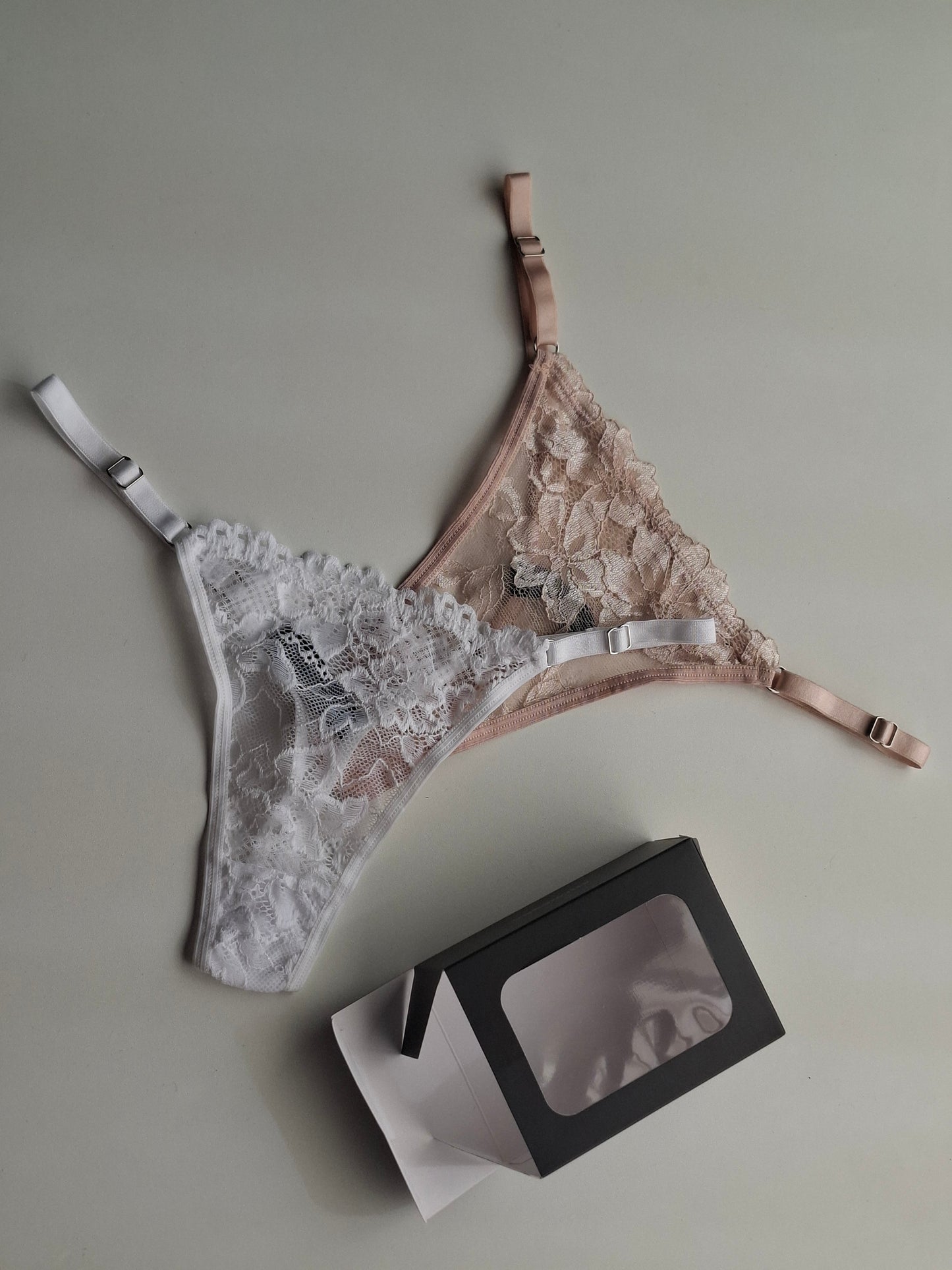 P072 pack x 2 colaless regulable de puntilla