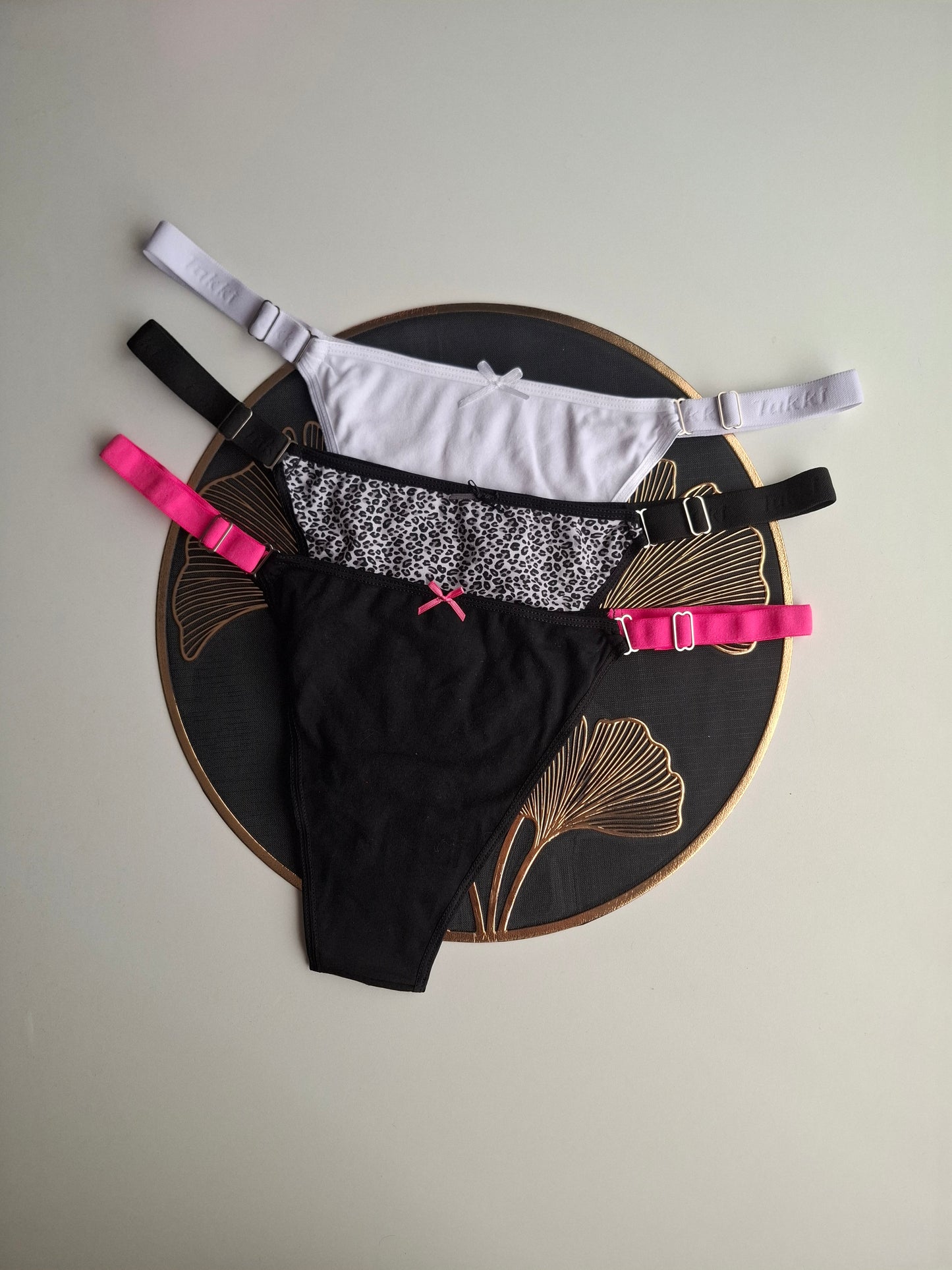 Art. 4075 Pack x3.  Algodón y Lycra Regulable