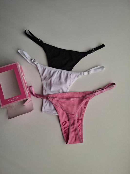 Art. 4300 Pack x3 Tanga Less Regulable De Morley