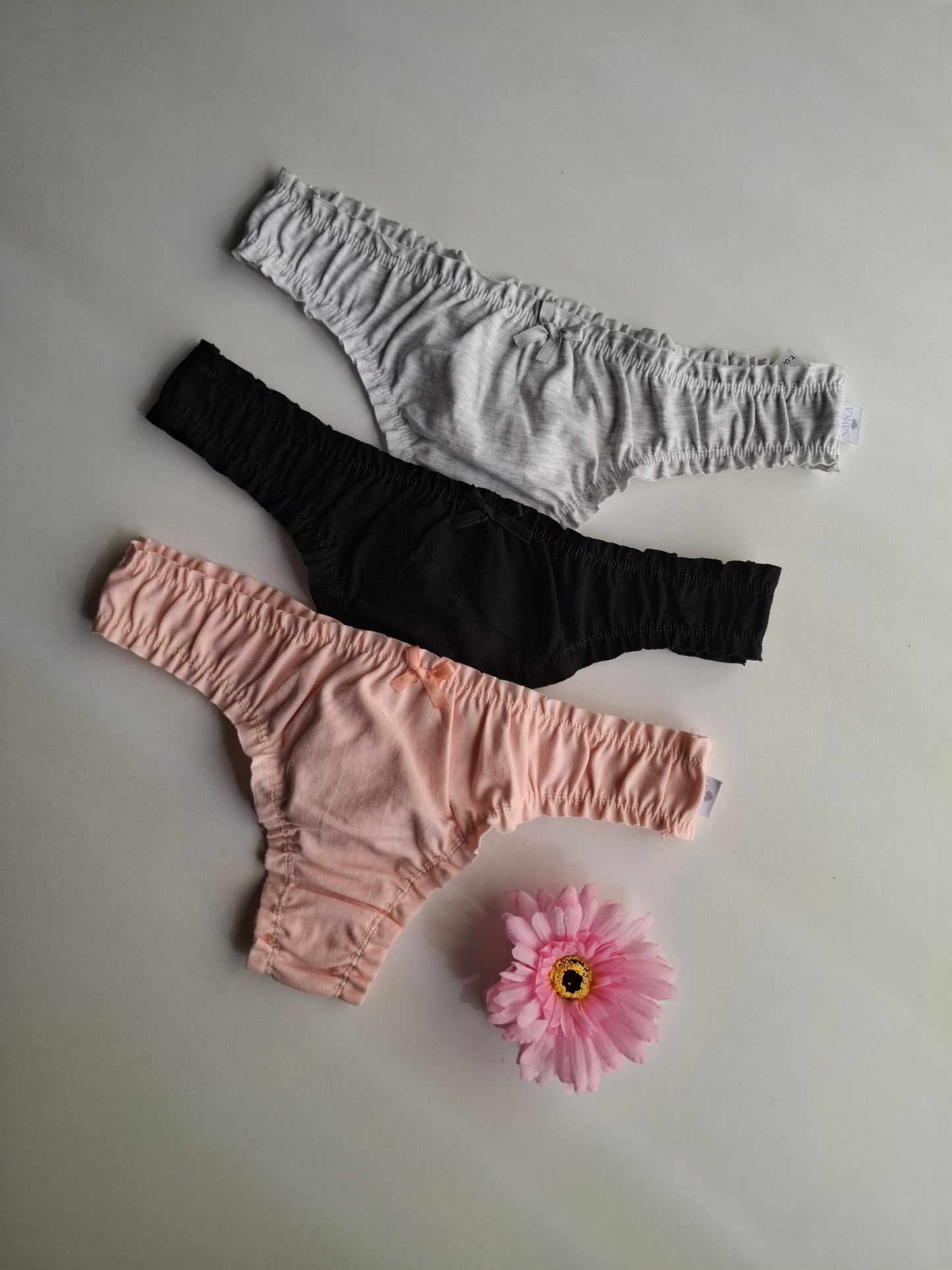 Art. 400 Pack x3 Colaless algodon/lycra Fru Fru.