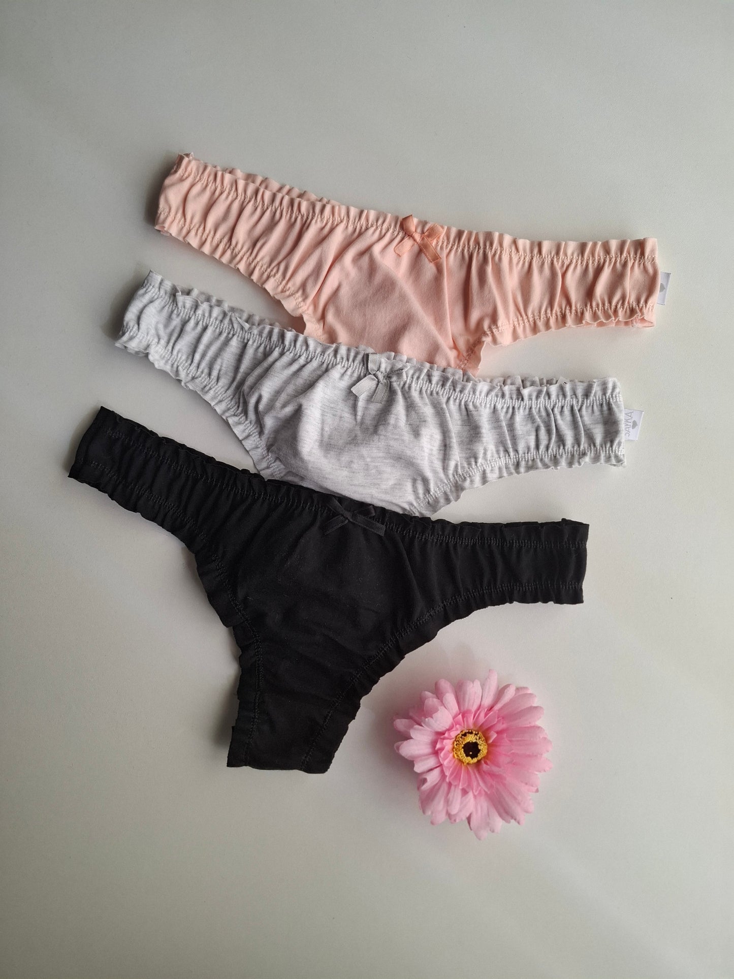 Art. 400 Pack x3 Colaless algodon/lycra Fru Fru.