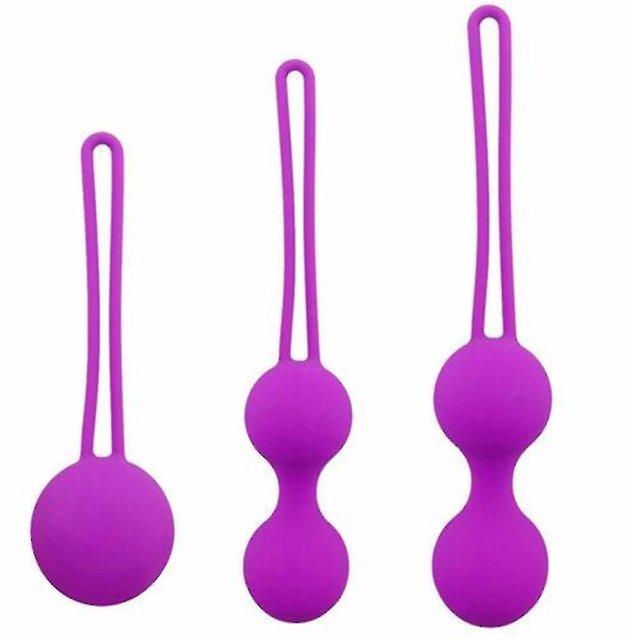 Set de Bolas de Kegel de Silicona — Entrenamiento de Suelo Pélvico (3 Niveles Progresivos)