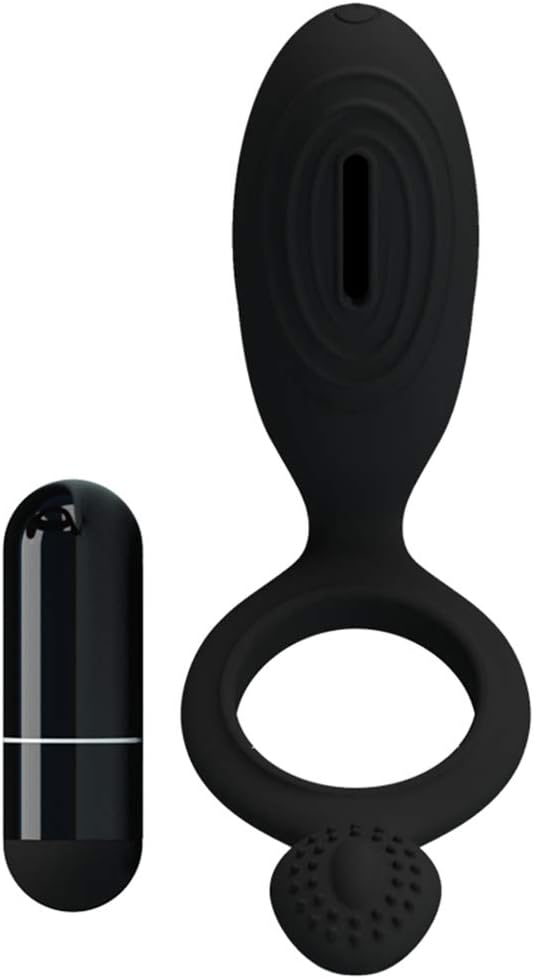 Anillo Vibrador Pretty Love Ethel con Estimulador Externo