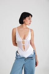 Art.5054 Body Taylor - microfibra y tul/lycra