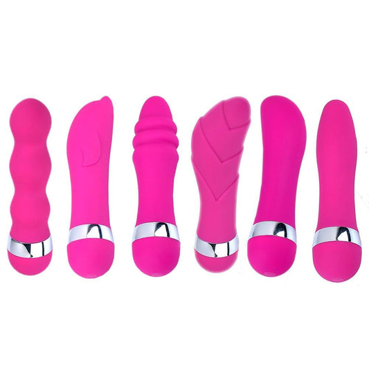 Mini Vibrador Pink Multizona – 6 Estilos Diferentes