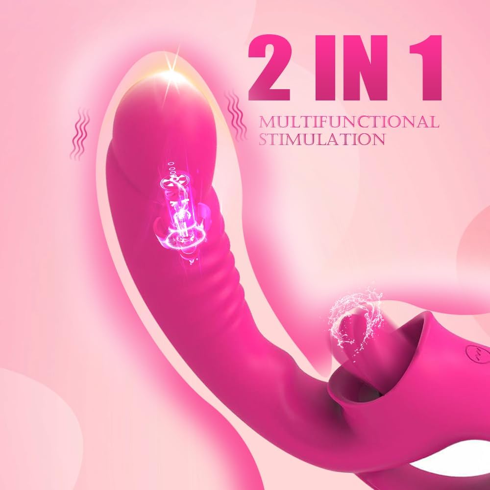 Vibrador Punto G con Estimulador de Clítoris 2 en 1