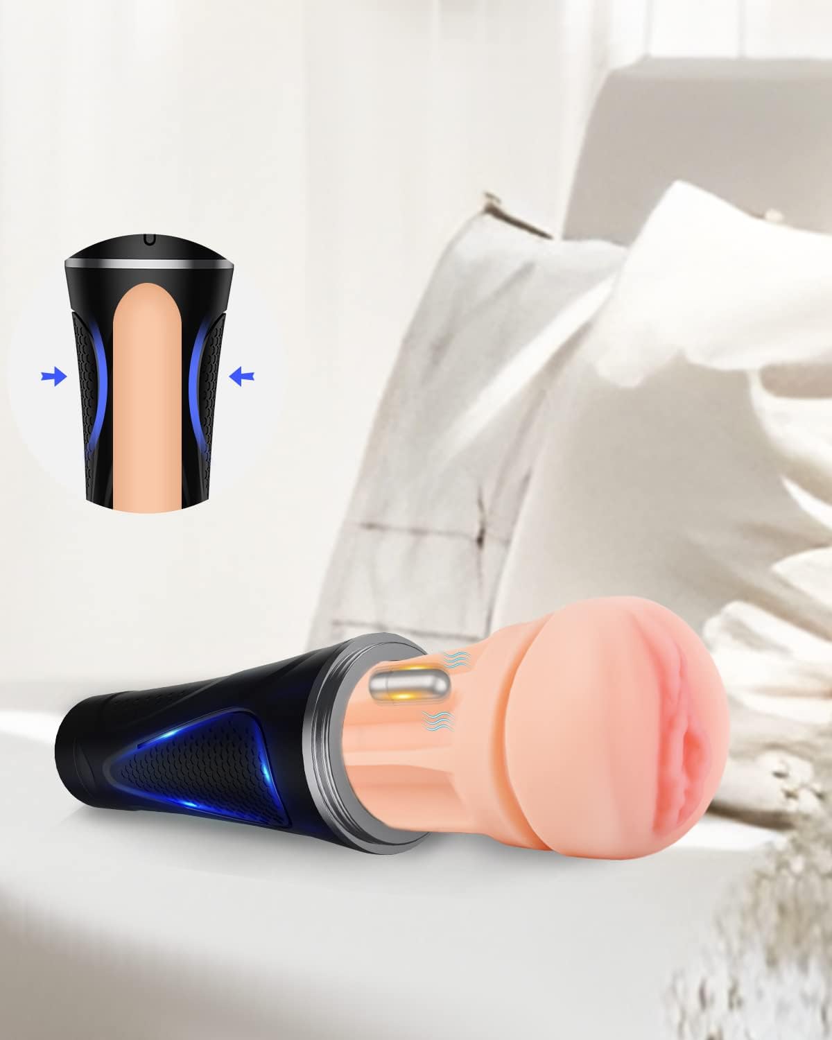 Masturbador Becca Copa Automática Vagina Realista