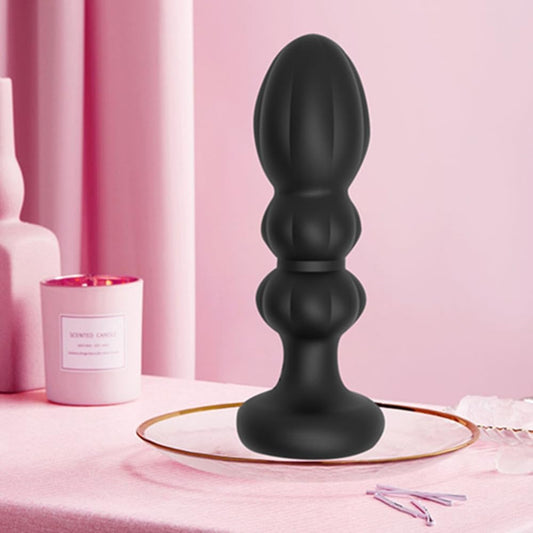 Plug Anal Vibrador con Empuje + Control Remoto MELO (2 en 1)