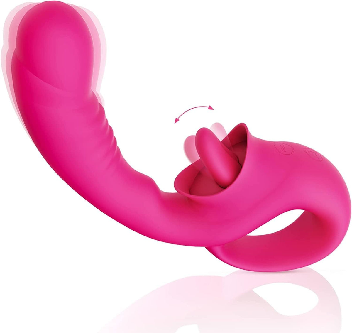Vibrador Punto G con Estimulador de Clítoris 2 en 1