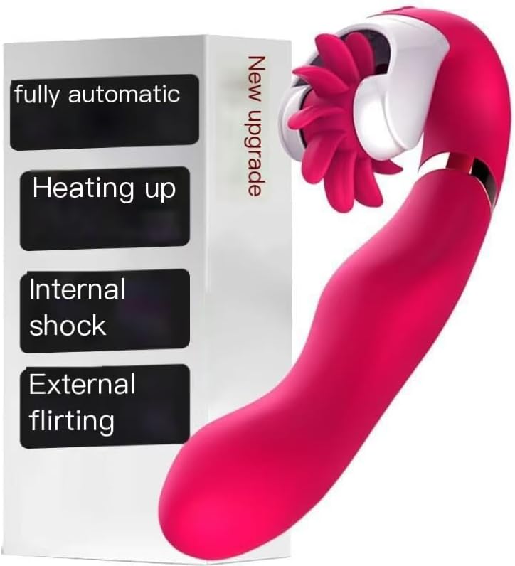 Vibrador 2 en 1 Doble Estimulación Interna y Externa con Rotación y Vibración