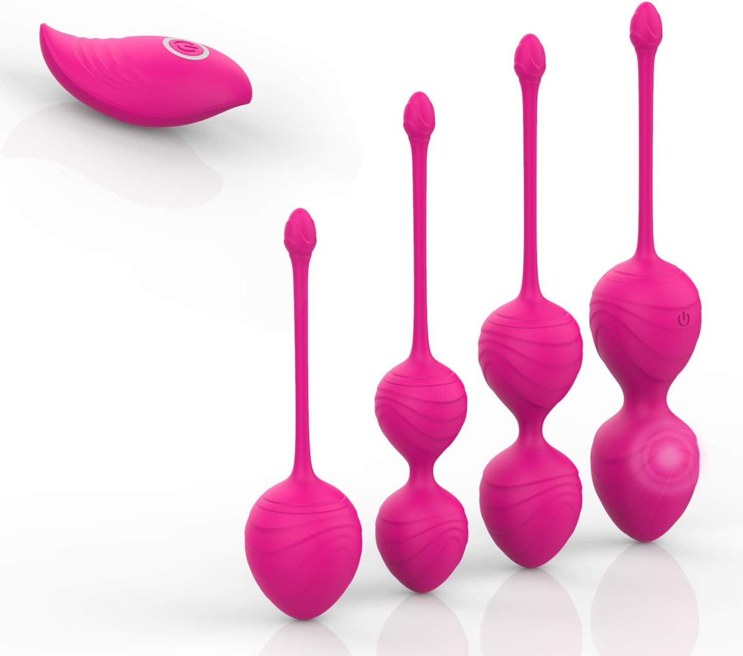 Set de Bolas de Kegel con Vibración y Control Remoto  Entrenamiento Progresivo