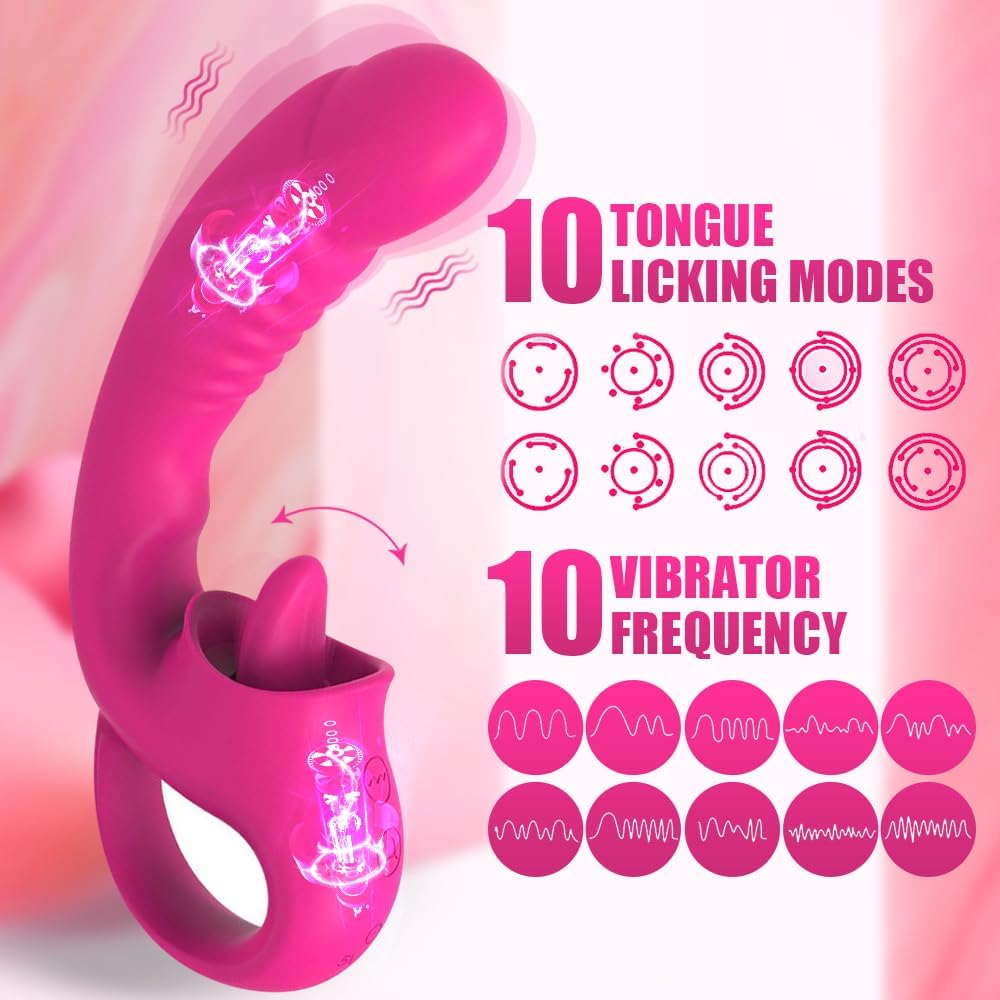 Vibrador Punto G con Estimulador de Clítoris 2 en 1