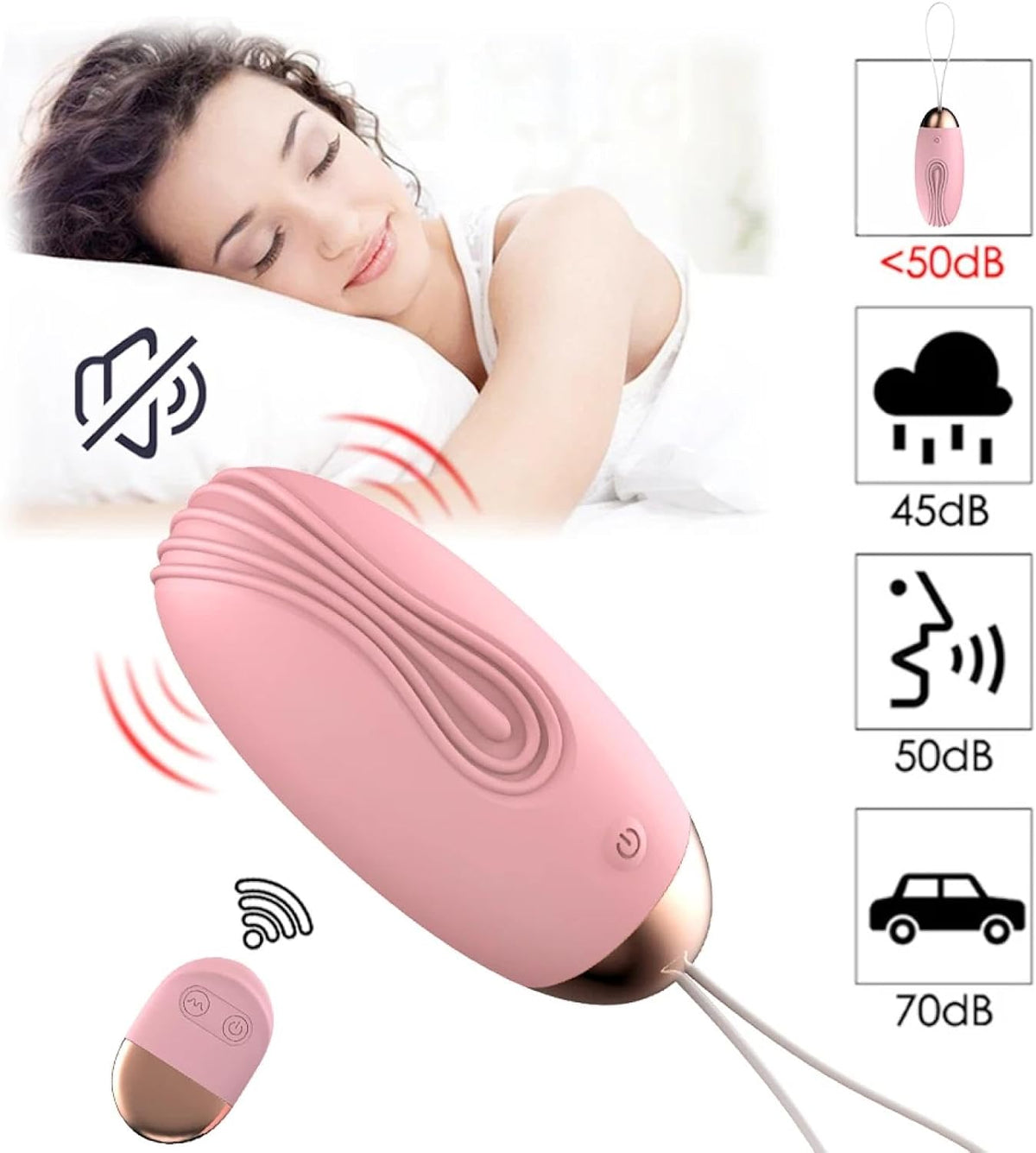 Vibrador LILO Little Whale con Control Remoto y 10 Modos De vibracion